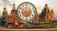 Календарь квартальный «Русь православная» с часами