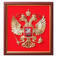 Панно настенное «Герб РФ» 26×28 см