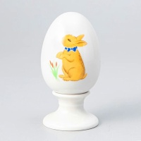 Яйцо пасхальное «Солнечный Заинька» на подставке