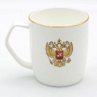 Кружка «Герб Российской Федерации» прямая