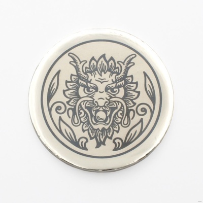 Монета сувенирная «Дракон» серебро