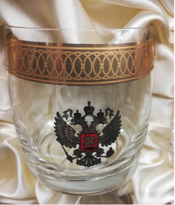 Набор стаканов для виски «Герб РФ»