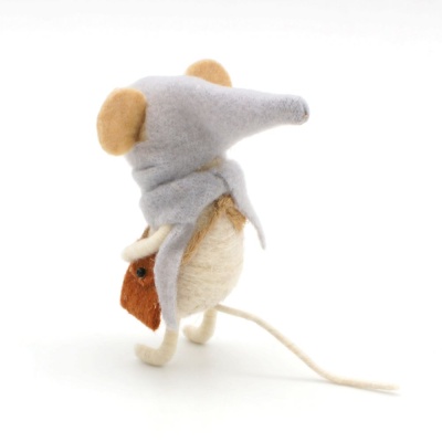 Интерьерная кукла «Мышка с сумкой»
