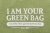 Сумка из джута «I Am Your Green Bag»