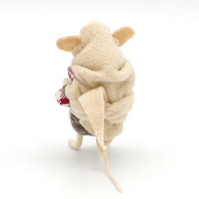Интерьерная кукла «Мышка в платке»