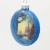 Ёлочное украшение «Храм Василия Блаженного» медальон синий