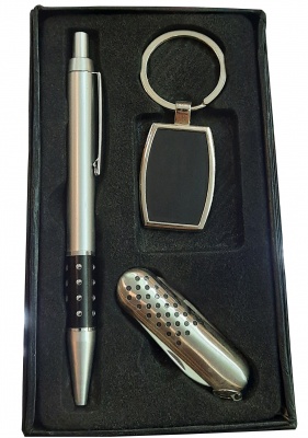 Набор ручка, брелок и перочинный ножик